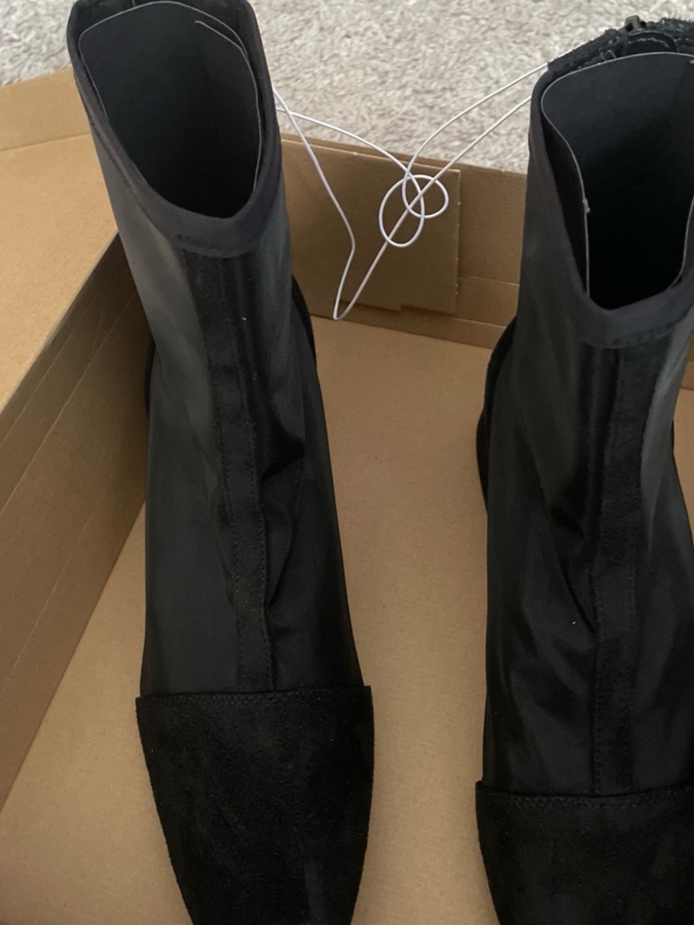 Target Black Women's Pointed Toe Sock Booties